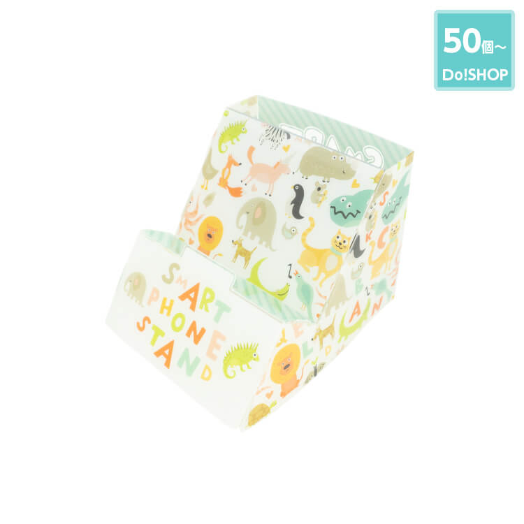 50個～組み立てスマホ・ペンスタンド(横置きタイプ)-写真