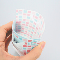 ごみポケット付きで使ったティッシュの行き場に困りません。