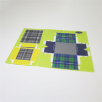 納品時はシート状でかさばらず、保管、配布しやすいです。