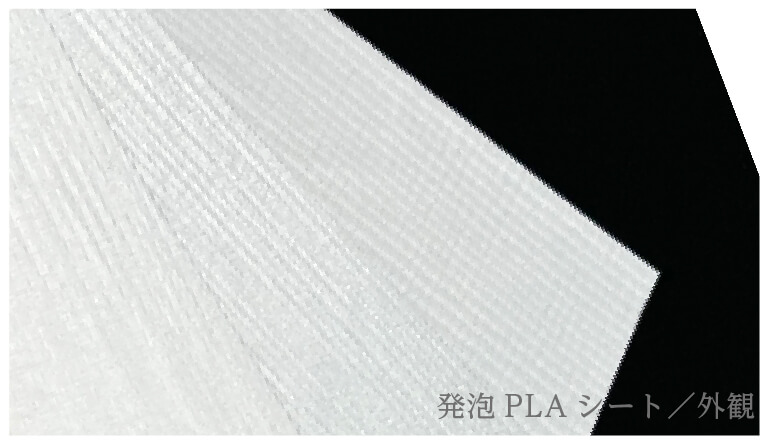 発泡PLAシート／外観-写真