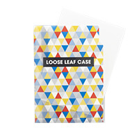 058-02ルーズリーフケース(ファイル付きタイプ)(A4)-紙有