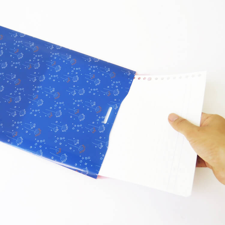 封筒側で未使用の紙を保管できます。