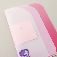 3サイズ仕切りファイル(A5)-付箋貼り