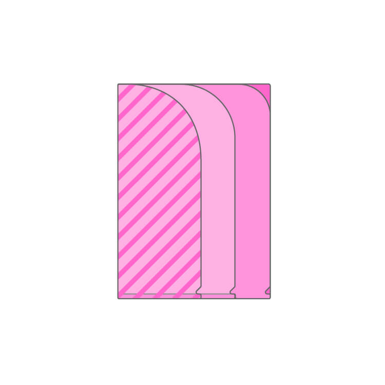 3サイズ仕切りファイル(A5)