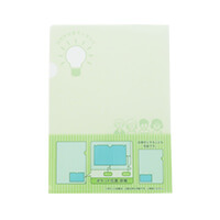 名刺ポケット付きクリアファイル-写真裏