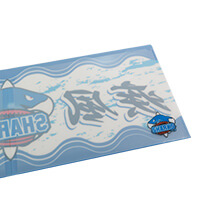 ファイルのポケットにチームのロゴを印刷してもカッコイイです。