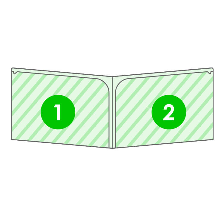 ダブルポケットファイル(ポスタータイプ・A4)‐写真