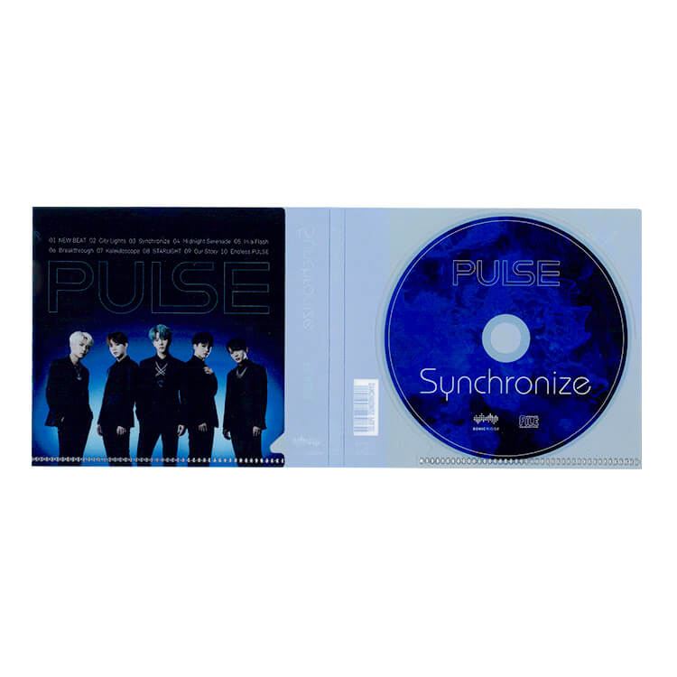 男性アーティストアルバム風デザイン例-内面-写真