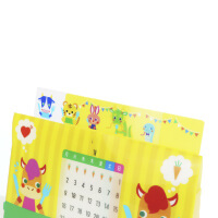 組み立て万年カレンダー（上部スライドタイプ）-干支デザイン-上部スライド部分-サムネイル写真