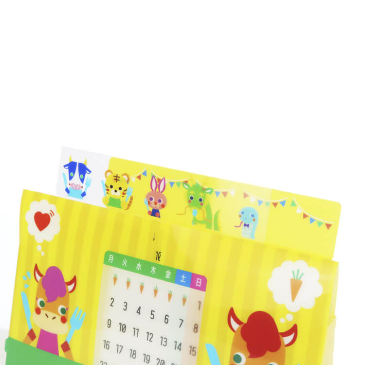 組み立て万年カレンダー(上部スライドタイプ)(349-02) | 販促