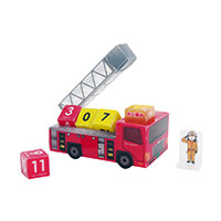 はしご車のようなギミックの付いたオリジナル形状も作製できます。