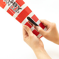 持ち手部分を折り込めば、セットアップ完了です。