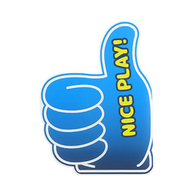 応援フィンガー(グッド)‐写真