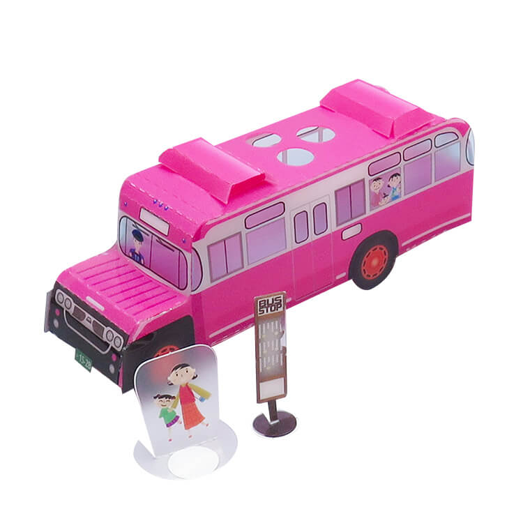 ボンネットバスも作製できます。