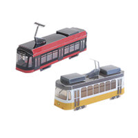 通常の電車以外に路面電車などオリジナル形状も作製できます。