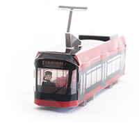 素材を高透明にすると、座席やつり革など、中のデザインも見えます。