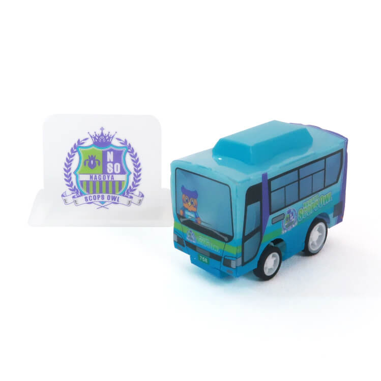 PPクラフト プルバックカー（バス）-ラッピングバス-写真