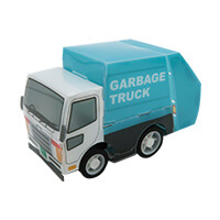 PPクラフト プルバックカー ゴミ収集車