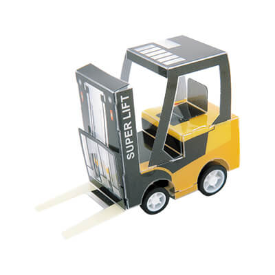 プルバックフォークリフト‐写真