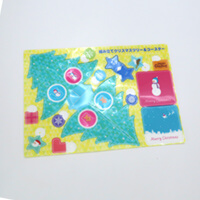 納品時はシート状でかさばらず、保管、配布しやすいです。