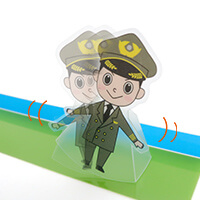 組み立てゆらゆらセット(飛行機)‐ゆらゆら-写真