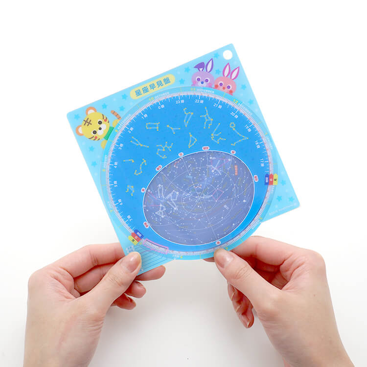 星円盤を回して月日を合わせます-写真