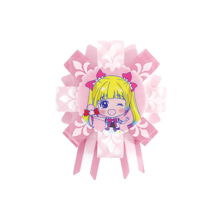 組み立て缶バッジロゼット-写真