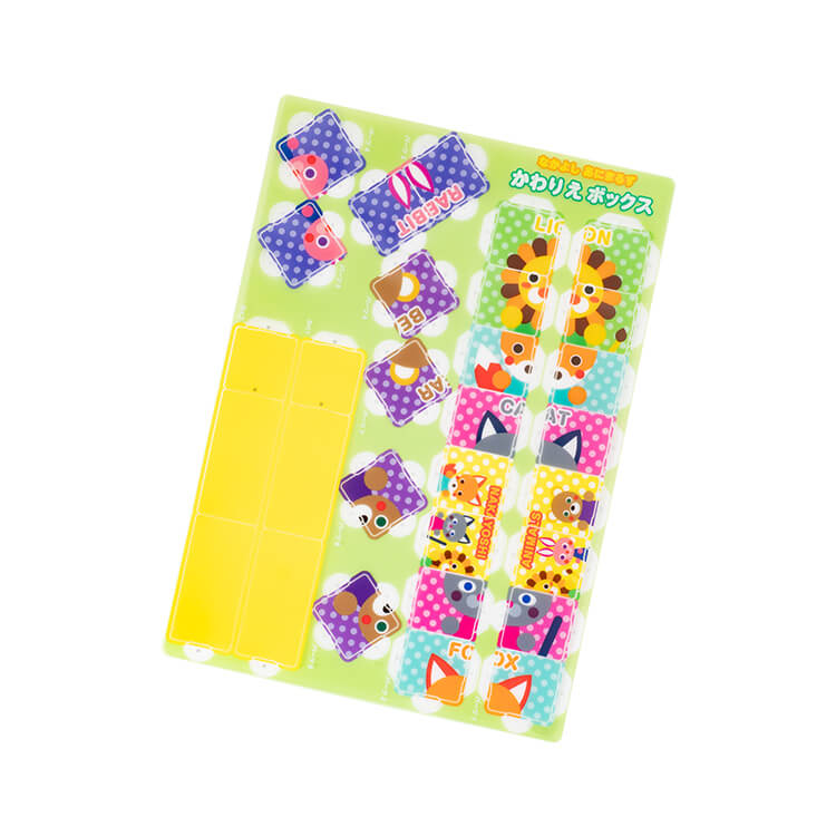 納品時はシート状でかさばらず、保管、配布しやすいです。