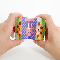 ブロックを展開していくと次々と違う絵柄があらわれます。