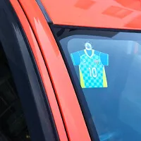 吸盤ステッカー(ユニフォーム)-車の窓に貼り付けたイメージ写真