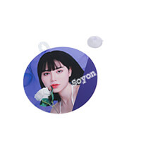 吸盤ステッカー(丸)-吸盤とステッカーそれぞれ-サムネイル写真