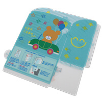 納品時はシート状でかさばらず、保管、配布しやすいです。