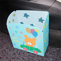 スッキリと使用できるコンパクトな四角型です。