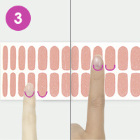 3.爪の根元の形を確認