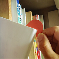 本を引き出しやすいブックマーカーです。