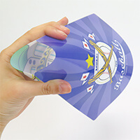 指ぬきに手を添え、口を広げればメガホンに早変わり！