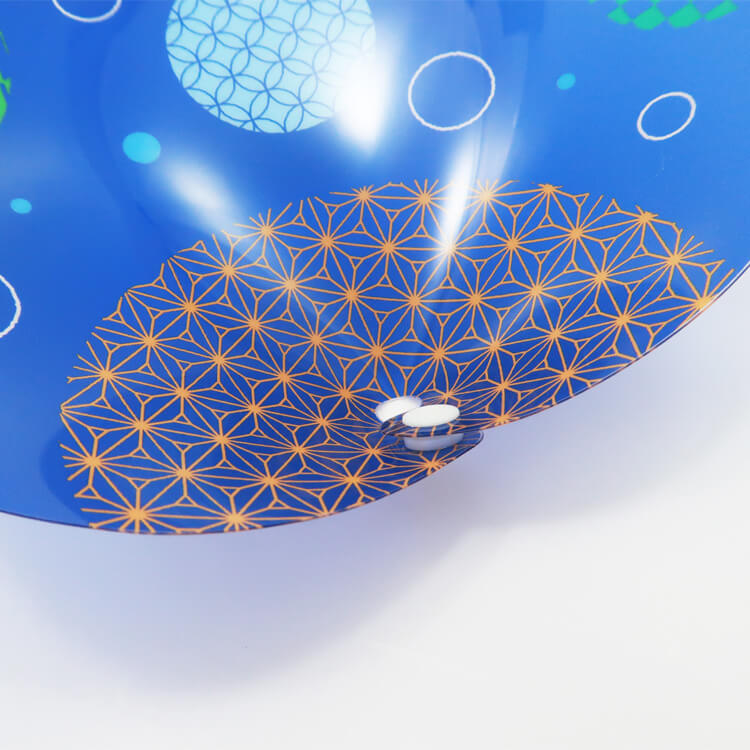 ボタンを留めた状態