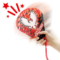 振ったら音が鳴り、声を出さずに応援可能です。