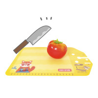 まな板として使える、持ち運びに便利な、薄いまな板です。