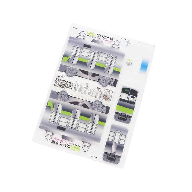 納品時はシート状でかさばらず、保管、配布しやすいです。