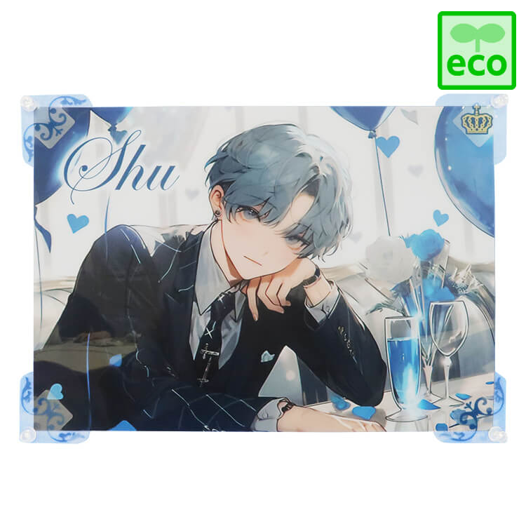 クリップ付きクリアポスター-ECO素材に変更可能-写真