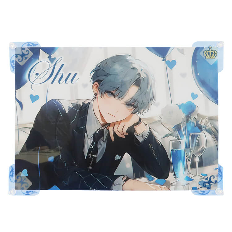 クリップ付きクリアポスター-写真