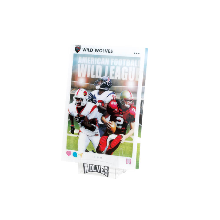 飾れるレイヤーポストカードセット-スポーツデザイン-写真