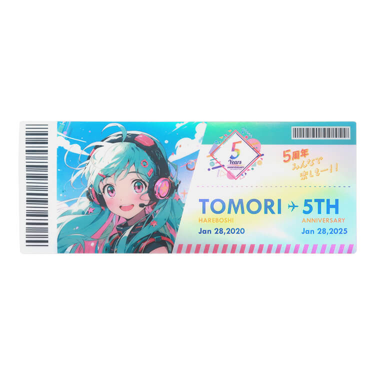 航空券風デザインもおすすめです-写真