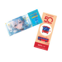 レプリカチケット-ライブチケットやバスの切符デザイン例-サムネイル写真。