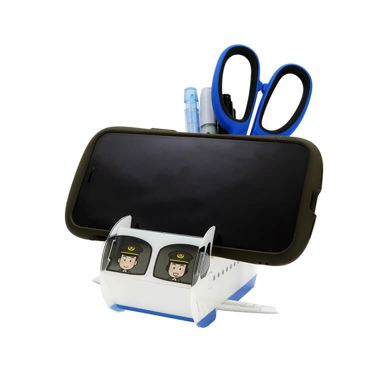 スマートフォンを置いた見た目。