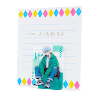 組み立てるとメモスタンドとして使用できます。-サムネイル写真