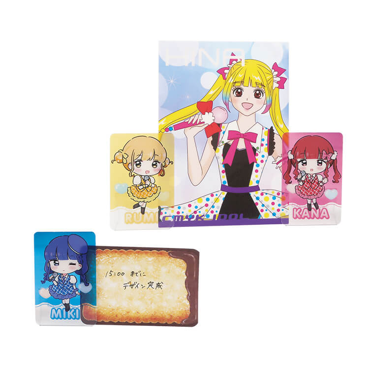 メモはもちろんのこと、ブロマイドやポストカードも立てられます。-写真