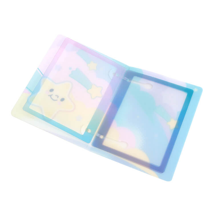 リフィルをバインダーにセットした様子-写真