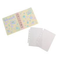 高透明なリフィル2枚とシール帳のセットです。-サムネイル写真